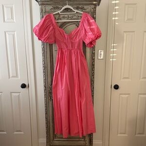 Showpo Coral Textured Dress